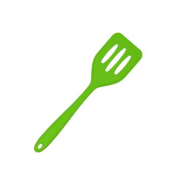 Silikon Küchenhelfer Schlitzwender mini 21 cm grün