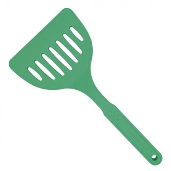 Silikon Küchenhelfer Schlitzwender breit 26 cm mintgrün