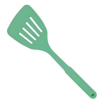 Silikon Küchenhelfer Schlitzwender schräg 31 cm mintgrün